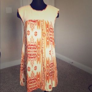 Tribal print flowy dress